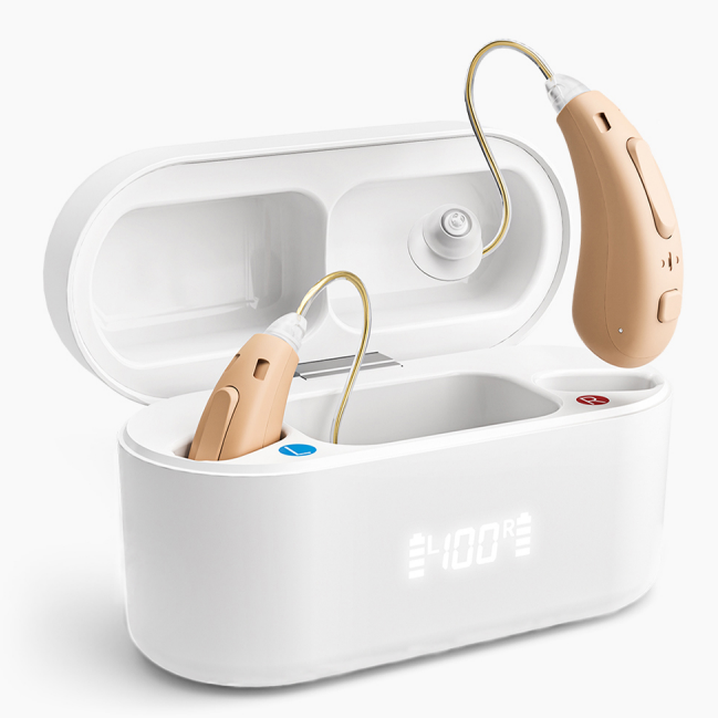 Smart Hearing Connect - Bluetooth Hearing Aids with App Control & Advanced AI Technology
