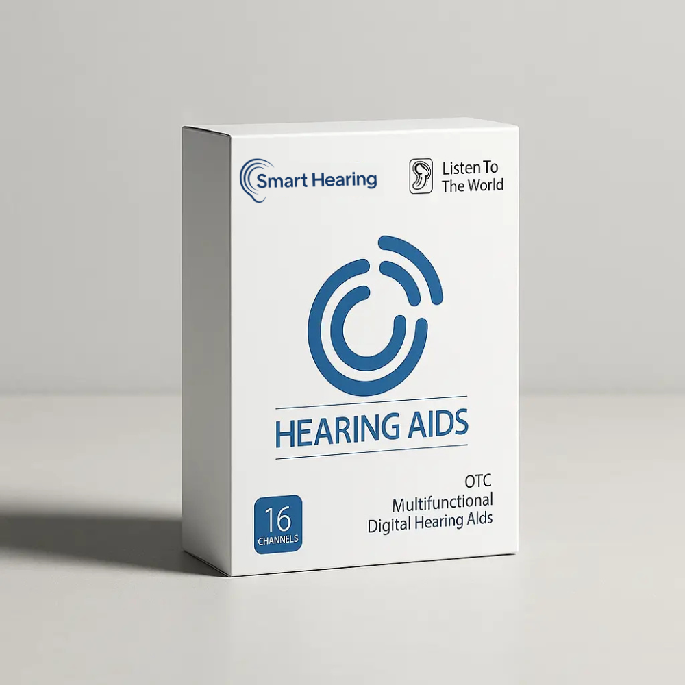 Smart Hearing Connect - Bluetooth Hearing Aids with App Control & Advanced AI Technology